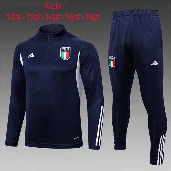 Kinder Trainingsanzug Italien 2023-24 Blau